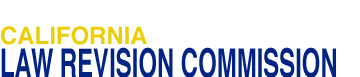 Welcome to the California Law Revision Commission